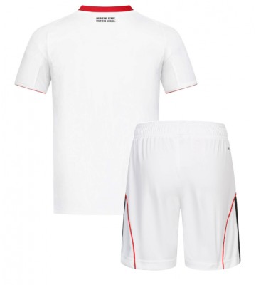 Eintracht Frankfurt Udebanetrøje Børn 2025-26 Kortærmet (+ Korte bukser)